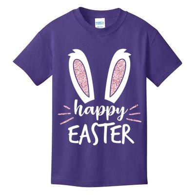 Happy Easter Bunny Ears Kids T-Shirt