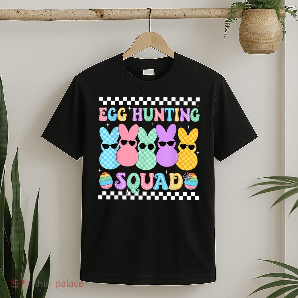 Happy Easter Bunny Egg Hunting Squad Crew Family Boy Girl T-Shirt