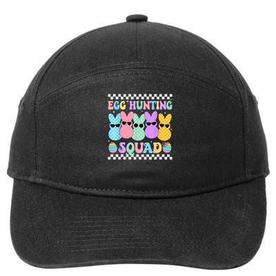 Happy Easter Bunny Egg Hunting Squad Crew Family Boy Girl 7-Panel Snapback Hat