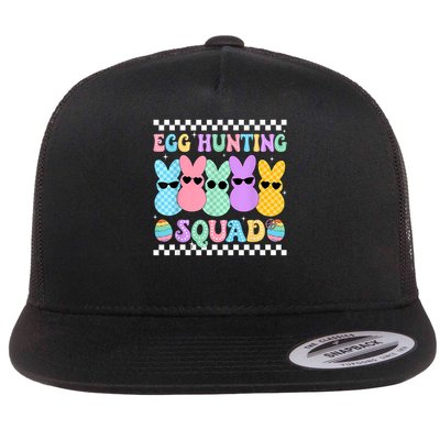 Happy Easter Bunny Egg Hunting Squad Crew Family Boy Girl Flatbill Hat