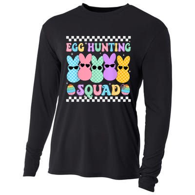 Happy Easter Bunny Egg Hunting Squad Crew Family Boy Girl Cooling Performance Long Sleeve Crew