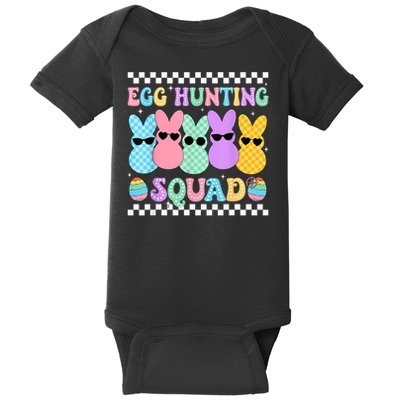 Happy Easter Bunny Egg Hunting Squad Crew Family Boy Girl Baby Bodysuit
