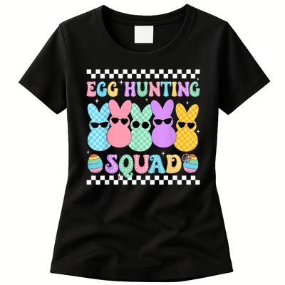 Happy Easter Bunny Egg Hunting Squad Crew Family Boy Girl Womens T-Shirt