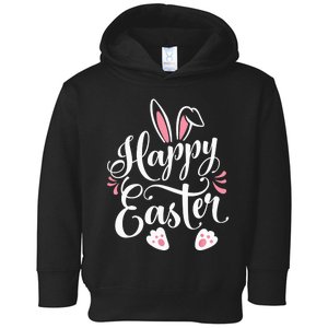 Happy Easter Bunny Rabbit Face Funny Easter Day Wo Girl Toddler Hoodie