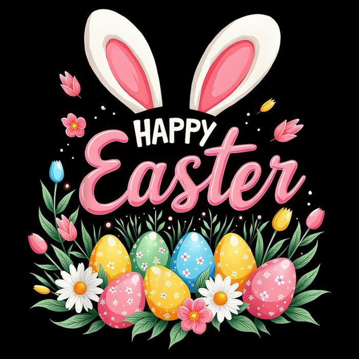 Happy Easter Bunny Spring Easter Egg Easter Impact Tech Backpack