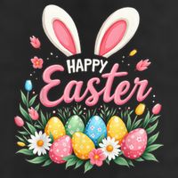 Happy Easter Bunny Spring Easter Egg Easter 11oz C Handle Ceramic Mug
