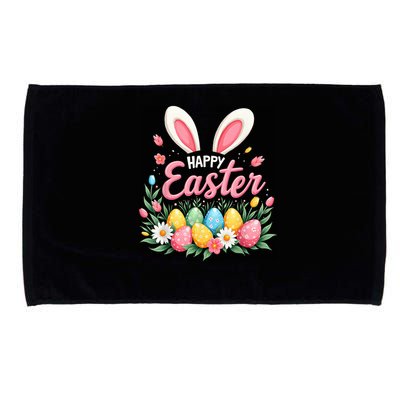 Happy Easter Bunny Spring Easter Egg Easter Microfiber Hand Towel