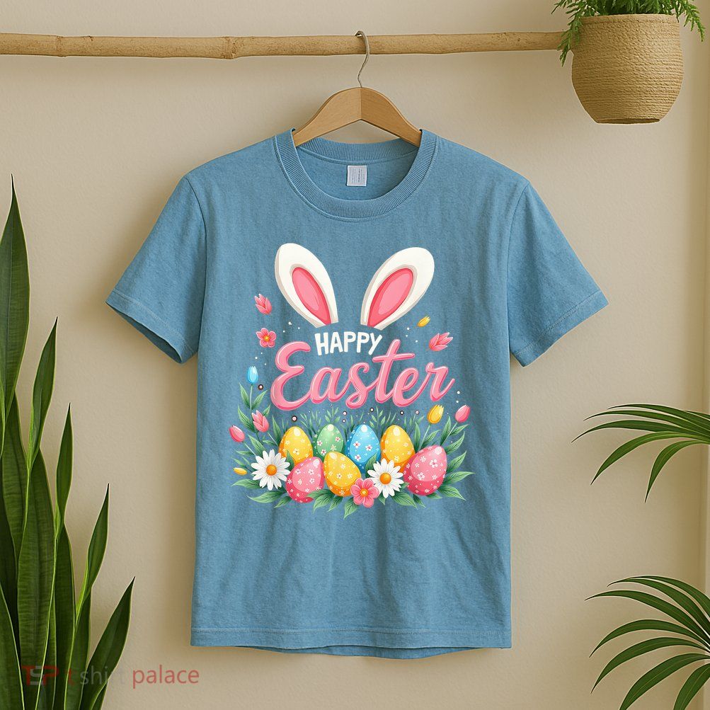 Happy Easter Bunny Spring Easter Egg Easter T-Shirt