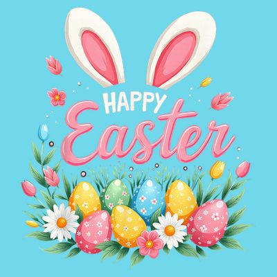 Happy Easter Bunny Spring Easter Egg Easter T-Shirt