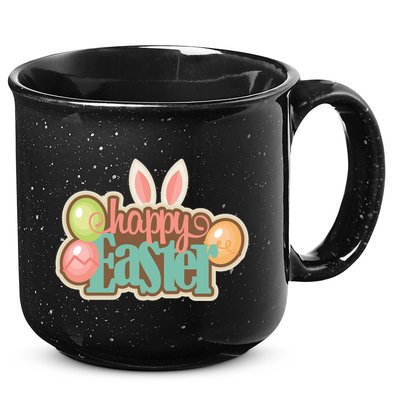 Happy Easter Bunny Ears Holiday 15oz Campfire Ceramic Mug