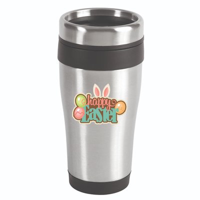 Happy Easter Bunny Ears Holiday 16oz Travel Tumbler