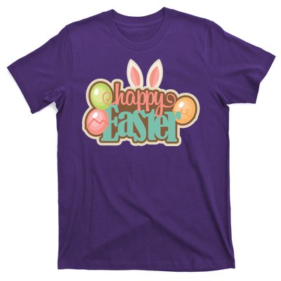 Happy Easter Bunny Ears Holiday T-Shirt