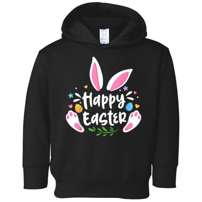 Happy Easter Bunny Rabbit Face Funny Easter Day Women Girl Toddler Hoodie