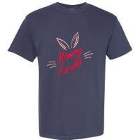 Happy Easter Bunny Ears Garment-Dyed Heavyweight T-Shirt