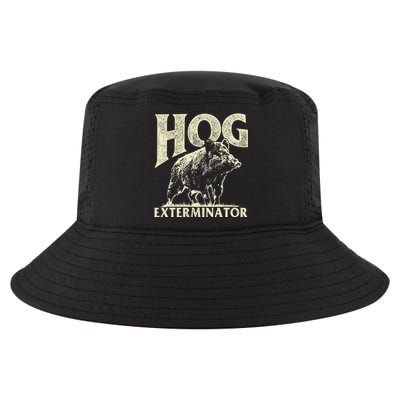 Hog Exterminator Boar Hunting Wild Hog Hunter Cool Comfort Performance Bucket Hat