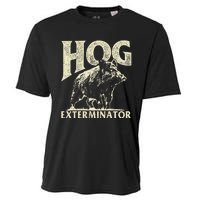 Hog Exterminator Boar Hunting Wild Hog Hunter Cooling Performance Crew T-Shirt