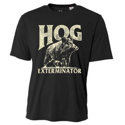 Hog Exterminator Boar Hunting Wild Hog Hunter Cooling Performance Crew T-Shirt