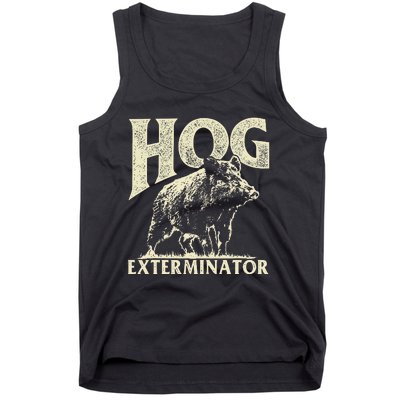 Hog Exterminator Boar Hunting Wild Hog Hunter Tank Top