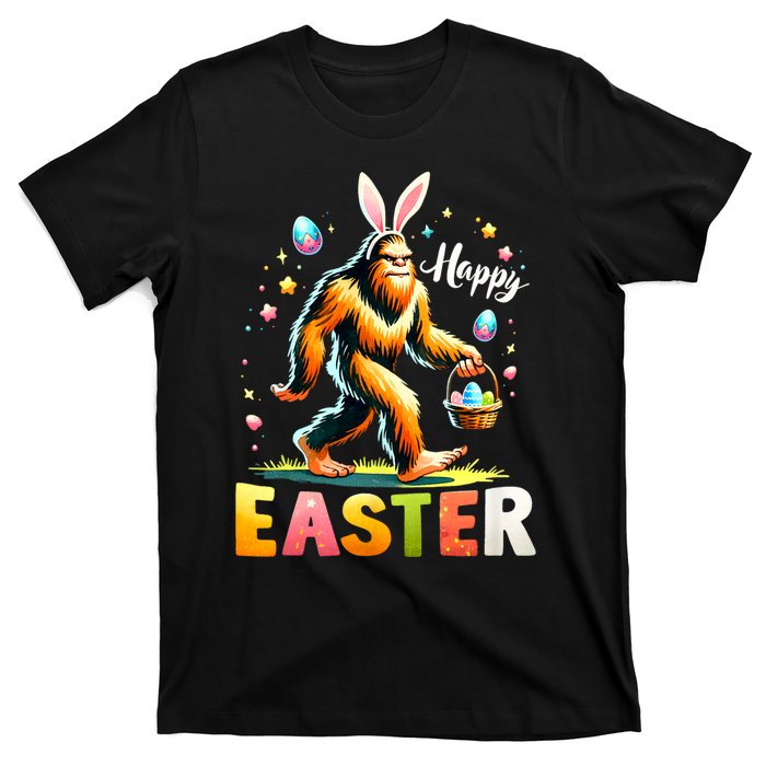 Happy Easter Bigfoot Egg Hunt Happy Easter Day Bigfoot T-Shirt