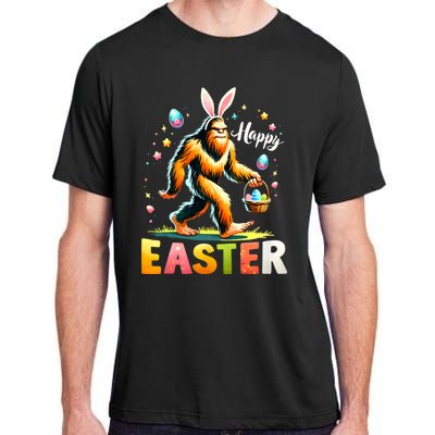 Happy Easter Bigfoot Egg Hunt Happy Easter Day Bigfoot Adult ChromaSoft Performance T-Shirt