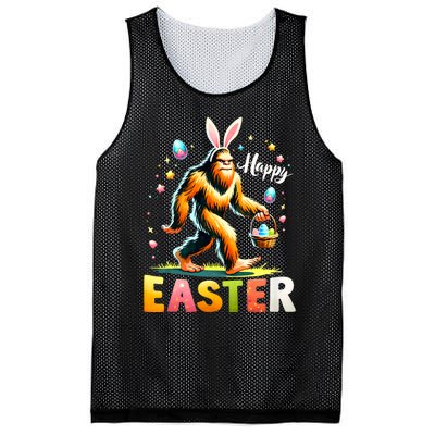 Happy Easter Bigfoot Egg Hunt Happy Easter Day Bigfoot Mesh Reversible Basketball Jersey Tank