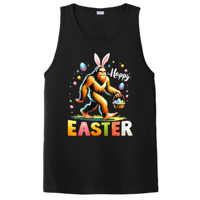 Happy Easter Bigfoot Egg Hunt Happy Easter Day Bigfoot PosiCharge Competitor Tank