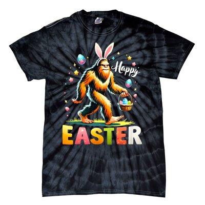 Happy Easter Bigfoot Egg Hunt Happy Easter Day Bigfoot Tie-Dye T-Shirt