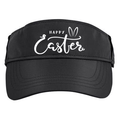Happy Easter Bunny Ears Adult Drive Performance Visor