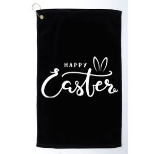 Happy Easter Bunny Ears Platinum Collection Golf Towel