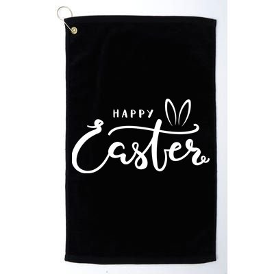 Happy Easter Bunny Ears Golf Towel