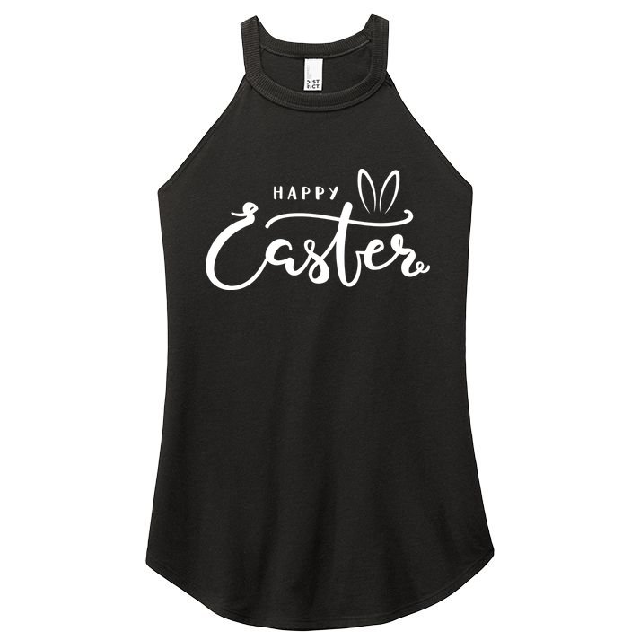 Happy Easter Bunny Ears Women's Perfect Tri Rocker Tank