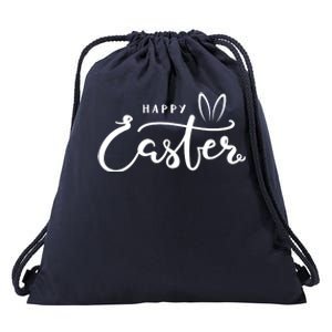 Happy Easter Bunny Ears Drawstring Bag