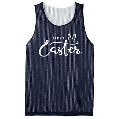 Happy Easter Bunny Ears Mesh Reversible Basketball Jersey Tank