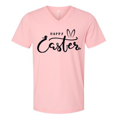 Happy Easter Bunny Ears V-Neck T-Shirt