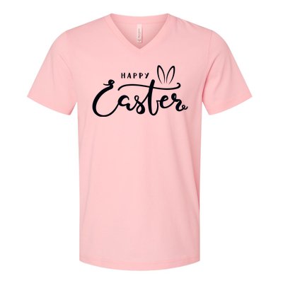 Happy Easter Bunny Ears V-Neck T-Shirt