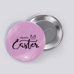 Happy Easter Bunny Ears Button