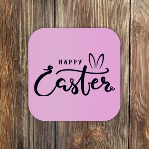 Happy Easter Bunny Ears Coaster