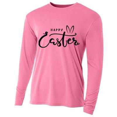 Happy Easter Bunny Ears Cooling Performance Long Sleeve Crew