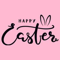 Happy Easter Bunny Ears Baby Bodysuit