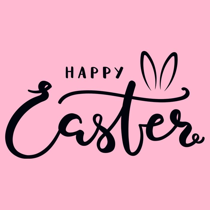 Happy Easter Bunny Ears Baby Bodysuit