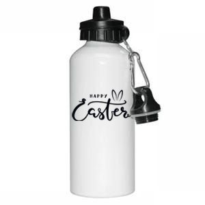 Happy Easter Bunny Ears Aluminum Water Bottle