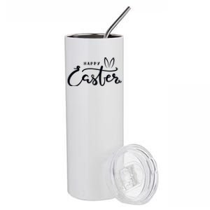 Happy Easter Bunny Ears Stainless Steel Tumbler