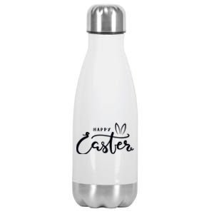 Happy Easter Bunny Ears Stainless Steel Insulated Water Bottle