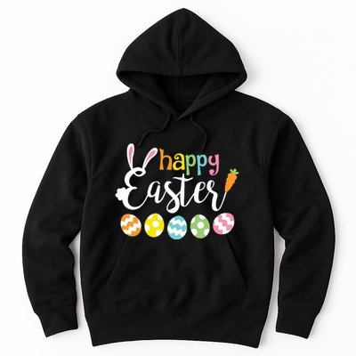 Happy Easter Bunny Rabbit Face Funny Easter Day Hoodie