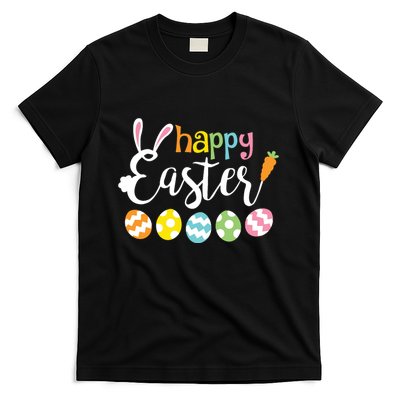Happy Easter Bunny Rabbit Face Funny Easter Day T-Shirt