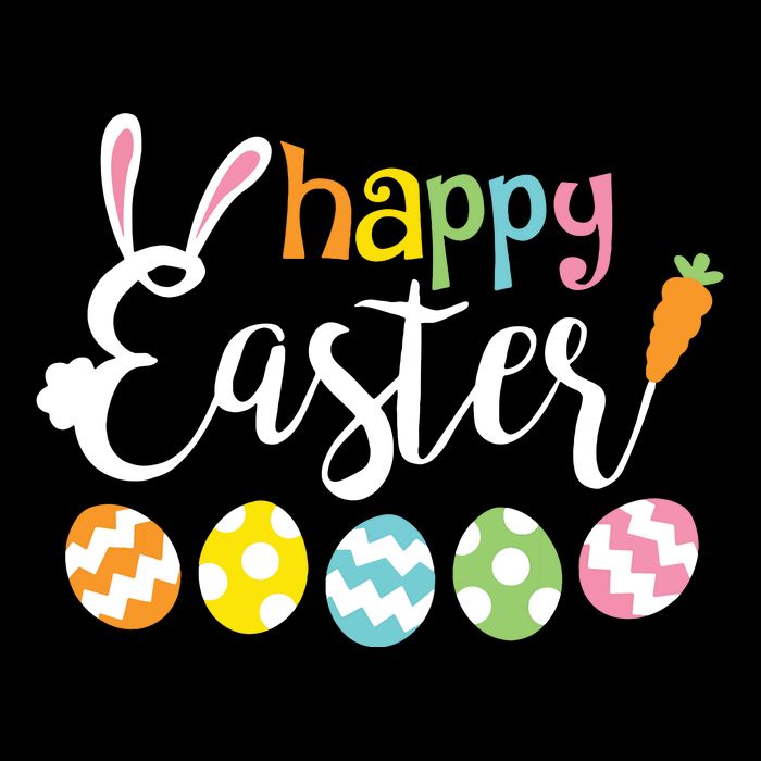 Happy Easter Bunny Rabbit Face Funny Easter Day 16 in Basic Backpack