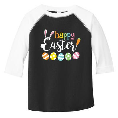 Happy Easter Bunny Rabbit Face Funny Easter Day Toddler Fine Jersey T-Shirt