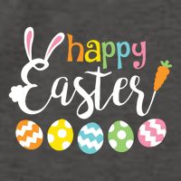 Happy Easter Bunny Rabbit Face Funny Easter Day Vector Backpack
