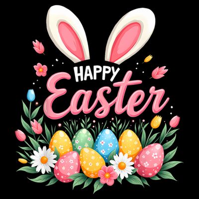 Happy Easter Bunny Spring Easter Egg Easter For Women T-Shirt