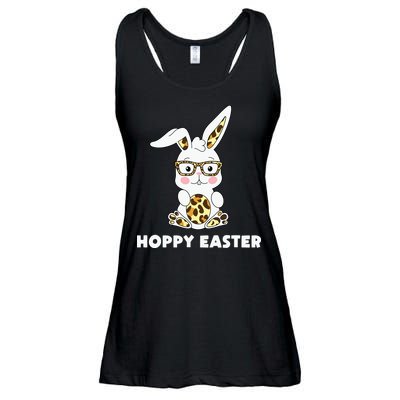 Hoppy Easter Bunny Cute Holiday Ladies Essential Flowy Tank